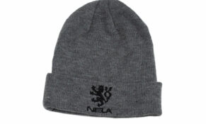 NELA grey beanie - free with orders over $100, discount code: FREEGEAR