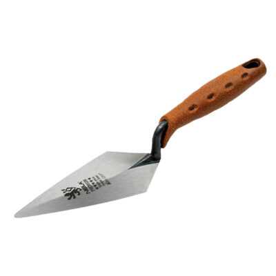 NELA Pointing Trowel – BiKoGrip Cork (American Pattern) NELA Pointing Trowel forged carbon steel with BiKoGrip cork handle American pattern