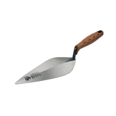 0220narrowlondon.jpg NELA Narrow London Bricklaying Trowel – Forged with BiKoGrip Cork Handle