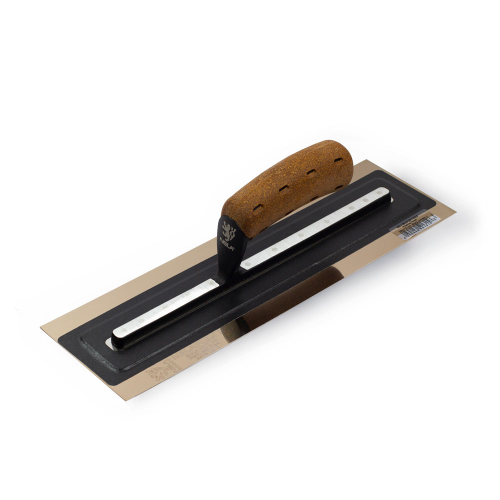 NELA Flex II Stainless Trowel Premium Gold Edition for Venetian plaster and microcement