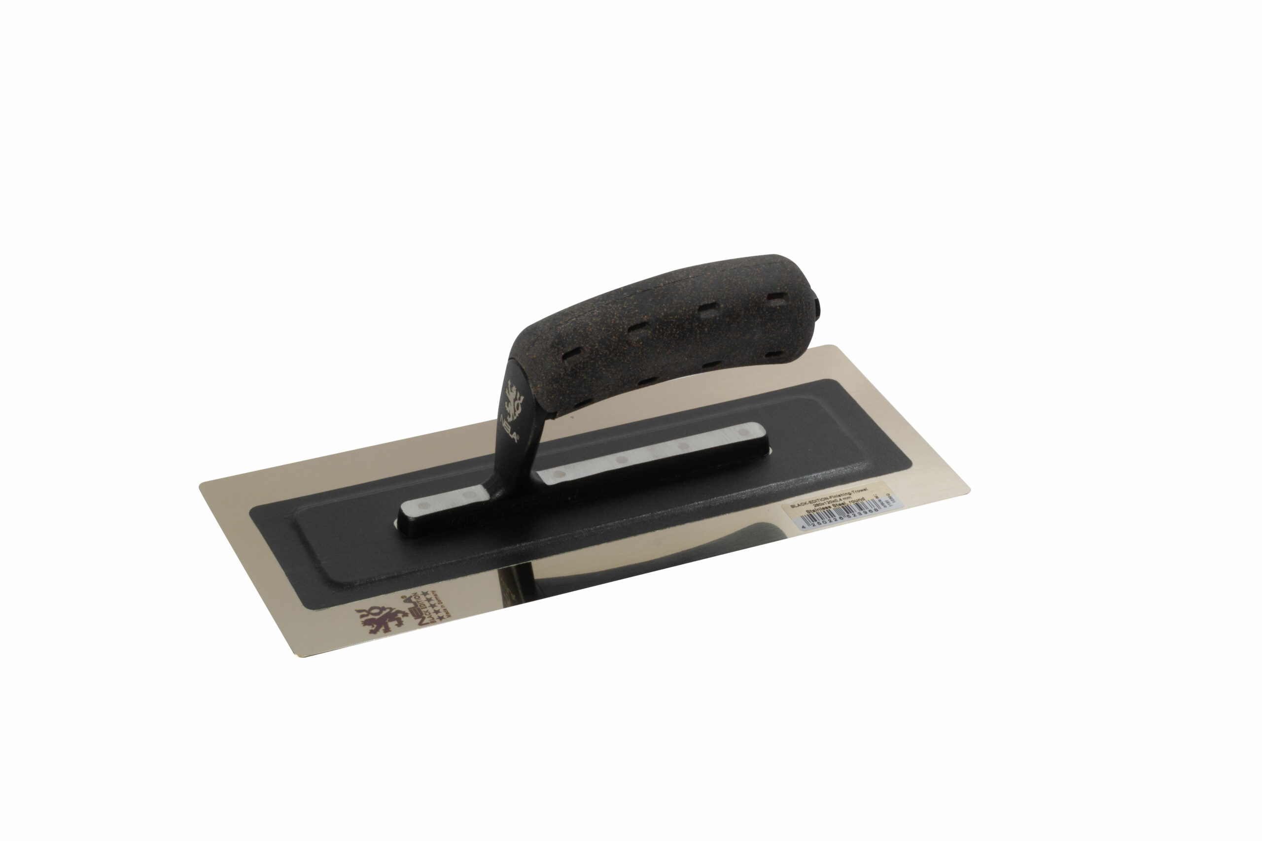 NELA Black Edition Finishing Trowel Rounded Edges – Lightweight Professional Finishing Trowel