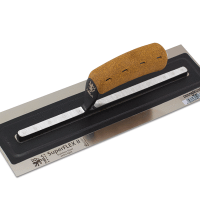 NELA SuperFlex II Trowel – Round Edge NELA SuperFlex II Round Edge Trowel stainless steel flexible finishing trowel for Venetian plaster and microcement