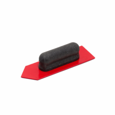NELA Plastic Float with Hard Handle – Bevelled Edges (Red)