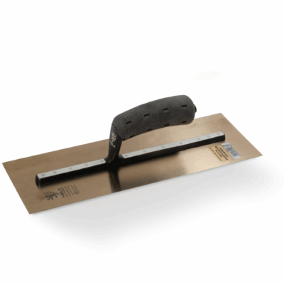NELA Black Edition ELITE Finishing Trowel 365mm stainless steel lightweight professional finishing trowel with BiKoGRIP handle